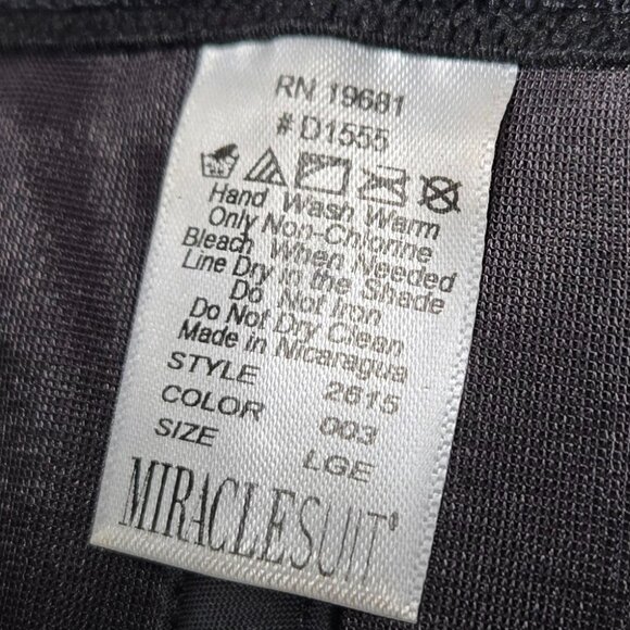 Miraclesuit Inches Off Extra Firm Waist Trainer Women's Shaping Black Stretch L - Picture 5 of 5